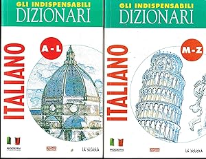 Gli indispensabili dizionari, Italiano due volumi A-L / M-Z.