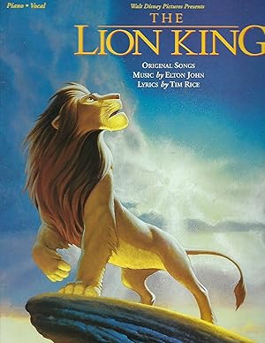 Walt Disney Presents The Lion King: Original Songs (Piano, Vocal)