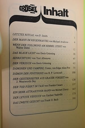 Luthers Grusel-Magazin : erstes deutschsprachiges Grusel-Magazin: Nr 17 = Letztes Ritual