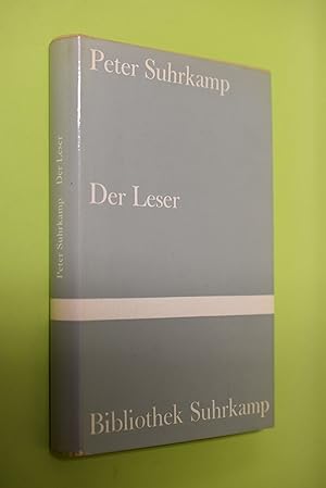 Seller image for Der Leser : Reden u. Aufstze. Peter Suhrkamp. [Hrsg. u. mit e. Nachw. vers. von Hermann Kasack] / Bibliothek Suhrkamp ; Bd. 55 for sale by Antiquariat Biebusch