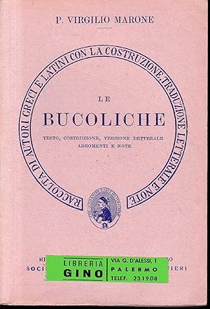 Seller image for Le bucoliche for sale by librisaggi