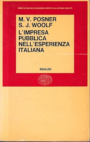 Imagen del vendedor de L'impresa pubblica nell'esperienza italiana a la venta por librisaggi