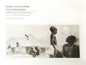 Bild des Verkufers fr Promotional Poster for Jambo Means Hello: Swahili Alphabet Book zum Verkauf von E. M. Maurice Books, ABAA