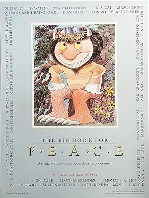 Immagine del venditore per Promotional Poster for Big Book for Peace venduto da E. M. Maurice Books, ABAA