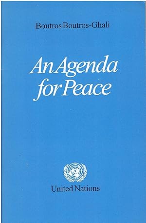 Bild des Verkufers fr An Agenda for Peace (Preventive Diplomacy, Peacemaking and Peace-keeping) zum Verkauf von Manian Enterprises