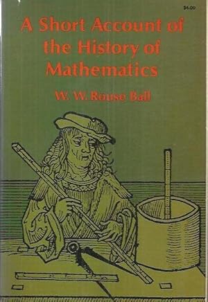 Bild des Verkufers fr A Short Account of History of Mathematics zum Verkauf von bcher-stapel