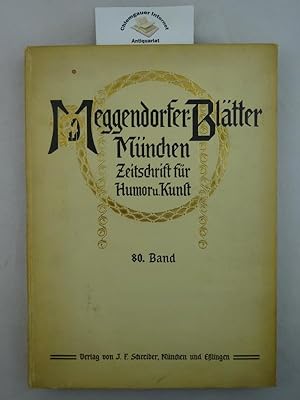 Meggendorfer-Blätter. Zeitschrift für Humor und Kunst. 80.Band. Nummer 993 - 1005.