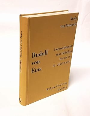 Immagine del venditore per Rudolf von Ems. Untersuchungen zum h�fischen Roman im 13. Jahrhundert. venduto da Antiquariat Dennis R. Plummer