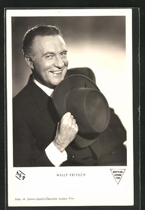Bild des Verkufers fr Ansichtskarte Schauspieler Willy Fritsch in dem Apollo / Deutsche London Film Von Liebe reden wir spter zum Verkauf von Bartko-Reher