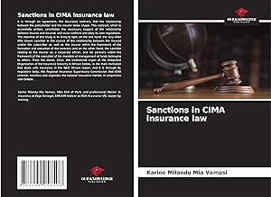 Seller image for Sanctions in CIMA insurance law for sale by moluna