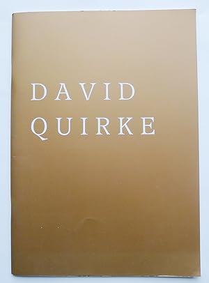 Immagine del venditore per Exhibition of selected Paintings and Drawings by David Quirke at Salts Mill, Saltaire October 23rd 2010 to January 23rd 2011. venduto da Roe and Moore