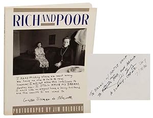 Bild des Verkufers fr Rich and Poor (Signed) zum Verkauf von Jeff Hirsch Books, ABAA