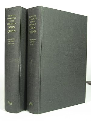 Complete Catalogue of the Library of John Quinn Sold by Auction in Five Parts With Printed Prices...