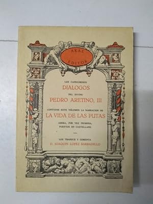 Seller image for Los dialogos de Pedro Aretino, III for sale by Libros Ambig