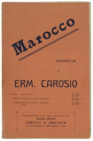 MAROCCO. MARCIA. Piccola Orchestra con Pianoforte.: