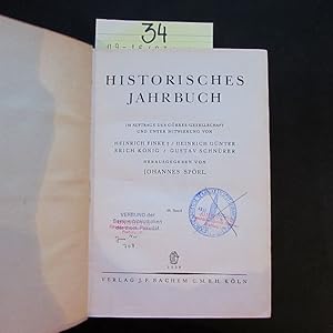 Bild des Verkufers fr Historisches Jahrbuch - 59. Band (Im Auftrag der Grres-Gesellschaft herausgegeben) zum Verkauf von Bookstore-Online