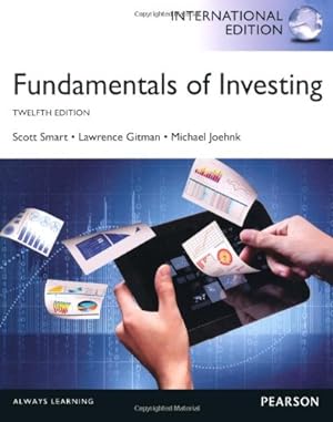 Fundamentals of Investing (12th Global Edition) (Pearson Series in Finance), 9781292000275