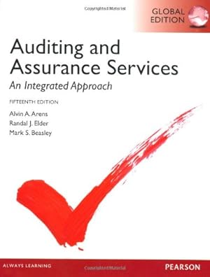 Auditing and Assurance Services -Textbook ONLY (15th Global Edition), 9780273790006