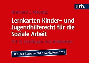 Imagen del vendedor de Lernkarten Kinder- und Jugendhilferecht fr die Soziale Arbeit a la venta por moluna