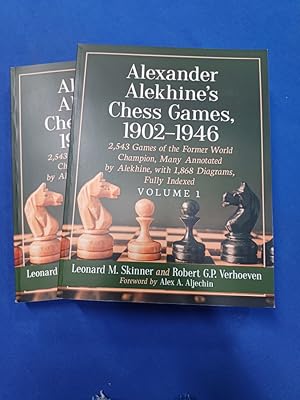 Seller image for Alekhines, Alexander. Chess Games, 1902-1946. Volumen I y Ii for sale by Libreria Anticuaria Camino de Santiago