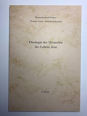 Immagine del venditore per Theologie der Mysterien des Lebens Jesu venduto da Koinonia-Oriens Bookseller