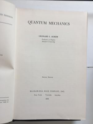 Imagen del vendedor de Quantum Mechanics a la venta por Libreria Anticuaria Camino de Santiago