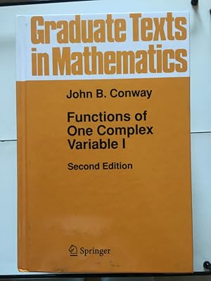 Imagen del vendedor de Functions of One Complex Variable I a la venta por Libreria Anticuaria Camino de Santiago