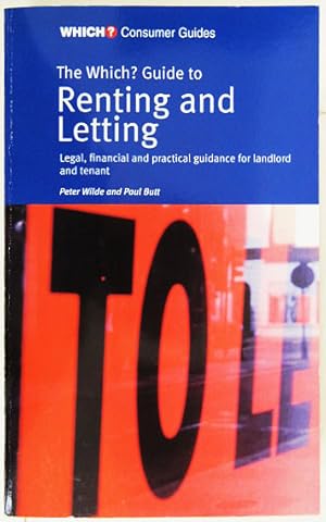 Imagen del vendedor de The Which? Guide to Renting and Letting. a la venta por Entelechy Books