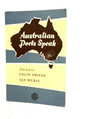 Bild des Verkufers fr Australian Poets Speak zum Verkauf von World of Rare Books