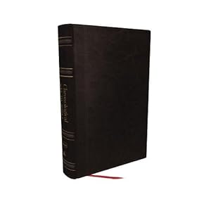 Bild des Verkufers fr NKJV, Chronological Study Bible, Leathersoft, Black, Comfort Print (Leather) zum Verkauf von Grand Eagle Retail