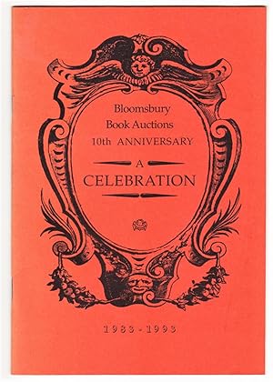 Bild des Verkufers fr Bloomsbury Book Auctions 10th Anniversary: a celebration. 1983-1993. zum Verkauf von Rodger Friedman Rare Book Studio, ABAA