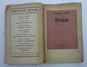 Imagen del vendedor de Demian histoire de la jeunesse d'Emile Sinclair a la venta por librisaggi
