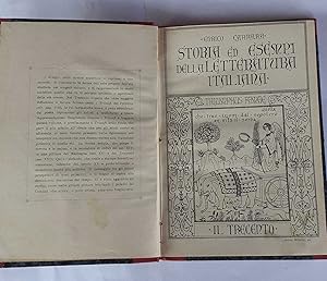 Storia ed esempi della letteratura italiana. Volume II. Il trecento