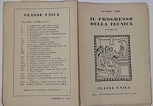 Il progresso della tecnica . Volume III