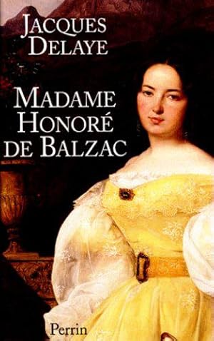 Imagen del vendedor de Madame Honore De Balzac a la venta por JLG_livres anciens et modernes