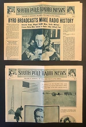 South Pole Radio News - TWO issues Published by Grape Nuts, The Cereal Byrd Took to Little America