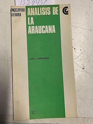 ANALISIS DE LA ARAUCANA.