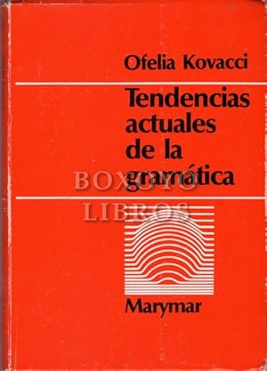 Immagine del venditore per Tendencias actuales de la gramtica venduto da Boxoyo Libros S.L.