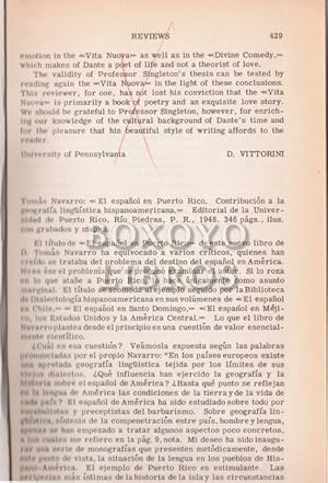 El español en Puerto Rico. Contribución a la geografía lingüística hispanoamericana. Reseña de Ho...