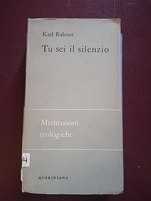Bild des Verkufers fr Tu sei il silenzio zum Verkauf von librisaggi