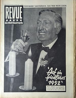 Zeitschrift REVUE, die Weltillustrierte, Nr. 52, 29. Dezember 1951