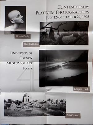 Bild des Verkufers fr Contemporary Platinum Photographers July 12-September 24, 1995 Exhibition Poster/Mailing zum Verkauf von Mare Booksellers ABAA, IOBA