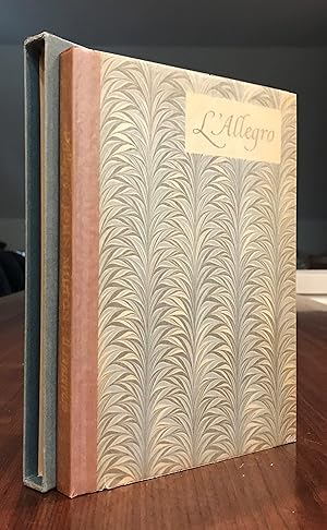 Seller image for L'Allegro. With the paintings by William Blake, Together with a note upon the poems by W. P. Trent; (bound with) Il Penseroso. With the paintings by William Blake, Together with a note upon the paintings by Chauncey Brewster Tinker. [Heritage Press edition in slipcase] for sale by CARDINAL BOOKS  ~~  ABAC/ILAB