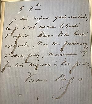 Seller image for Les Misrables. Authorized English translation (copyright). (With autographed letter signed) for sale by Brainerd Phillipson Rare Books