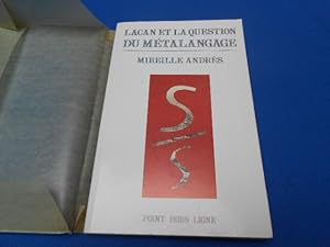 Image du vendeur pour Lacan et la question du Mtalangage mis en vente par Emmanuelle Morin