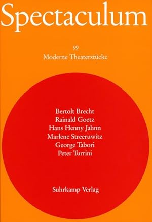 Imagen del vendedor de Spectaculum 59: Sechs moderne Theaterstcke und Materialien a la venta por Versandantiquariat Felix Mcke