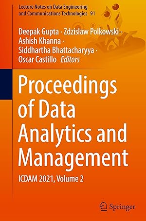 Bild des Verkufers fr Proceedings of Data Analytics and Management zum Verkauf von moluna