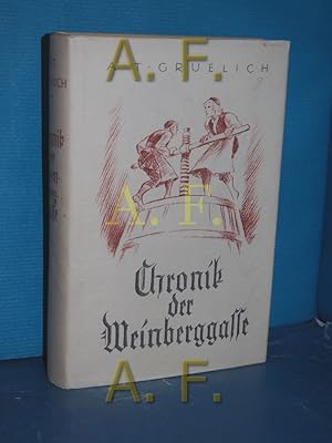 Immagine del venditore per Chronik der Weinberggasse : Roman. venduto da Antiquarische Fundgrube e.U.