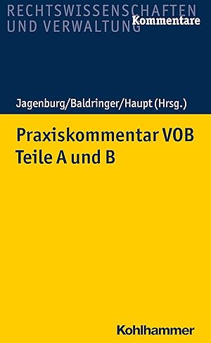 Bild des Verkufers fr Praxiskommentar VOB - Teile A und B zum Verkauf von moluna