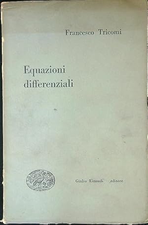 Immagine del venditore per Equazioni differenziali venduto da Librodifaccia